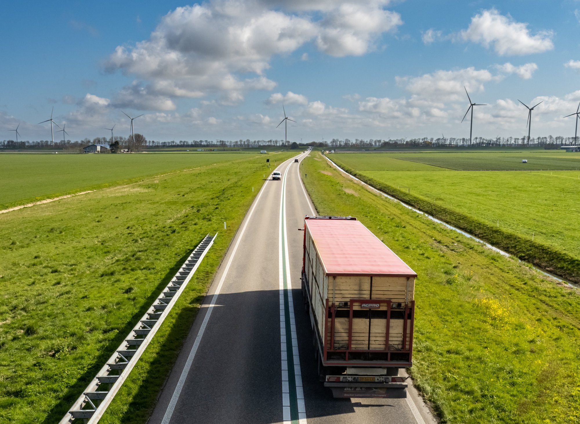 Unsplash - green truck horizontal